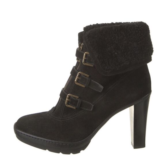 Ralph Lauren 2011 Collection “Forilla” ItalianSuede & Lamb Shearling Ankle Boot - Picture 14 of 16